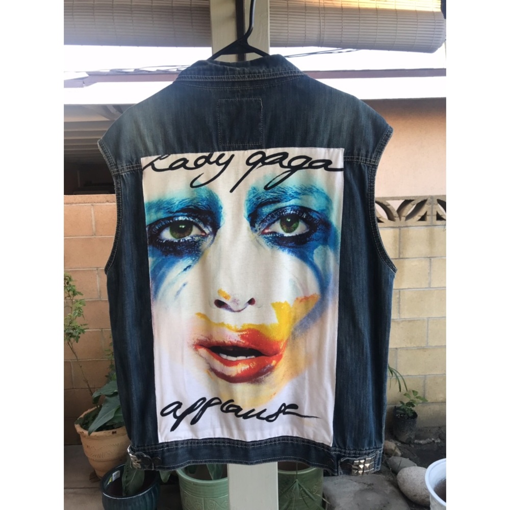 Lady Gaga Denim Vest